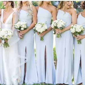 Amsale Cindy Dress in New Ice